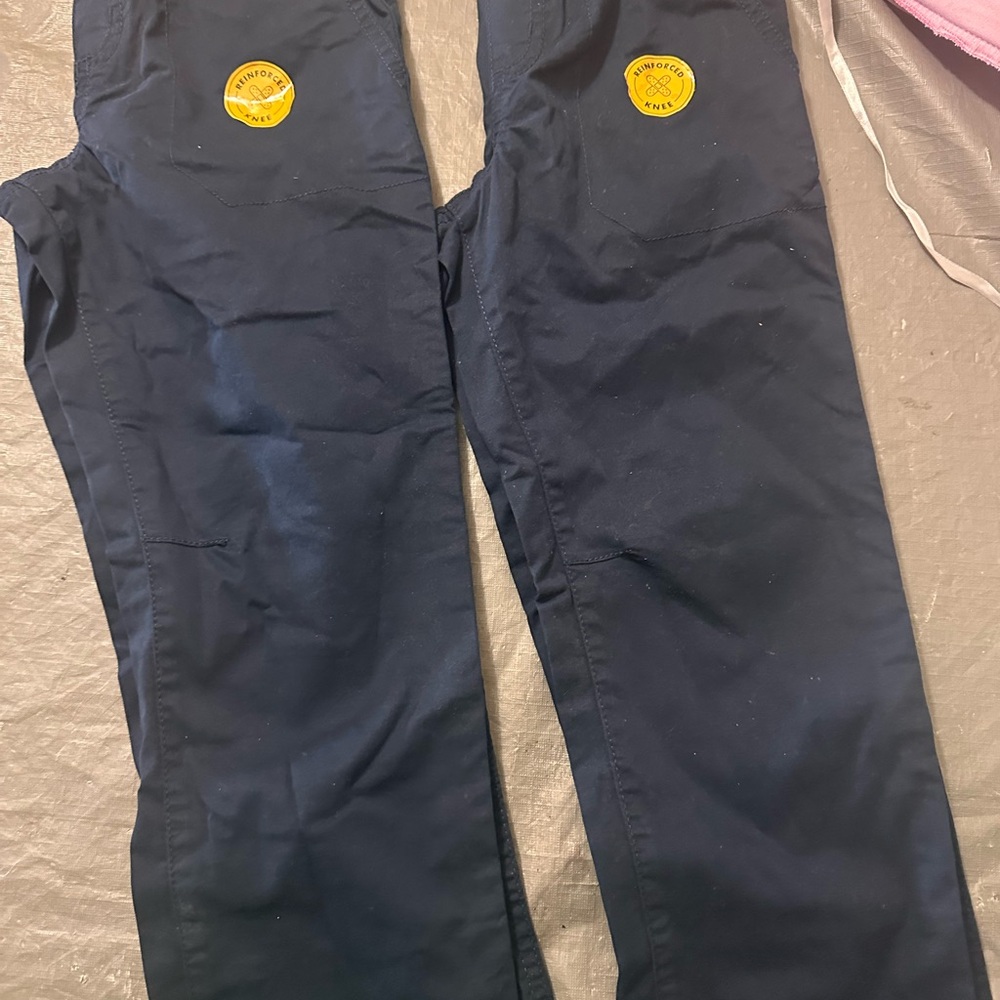 Cat and Jack Kids Navy Blue Uniform Pants from Target x 2